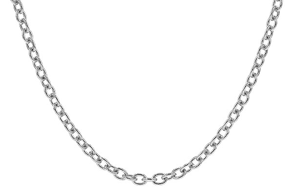 A283-43035: CABLE CHAIN (18IN, 1.3MM, 14KT, LOBSTER CLASP)