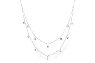 M283-37625: NECKLACE .22 TW (18 INCHES)