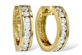 B010-65808: EARRINGS 1 CT TW