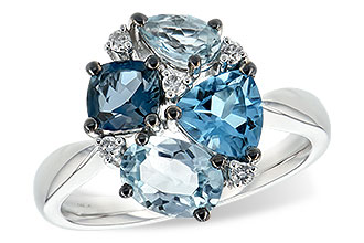 E198-83007: LDS RG 2.57 BLUE TOPAZ 2.65 TGW