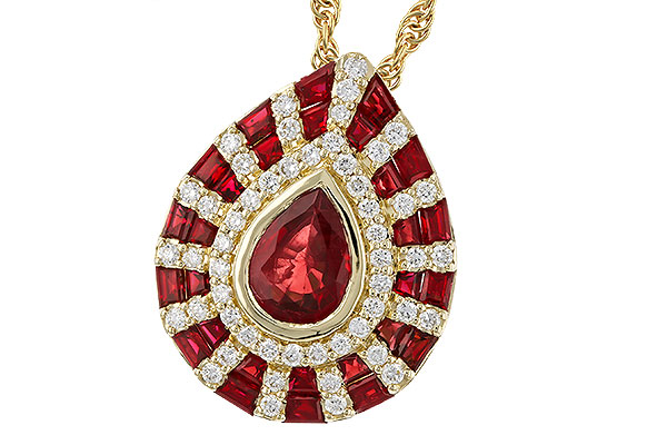 E284-31253: NECK 2.05 TW RUBY 2.29 TGW (7x5MM PS)