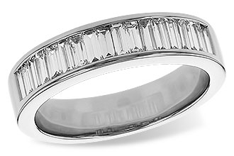 G284-27616: LDS DIA WED RG .70 TW BAGUETTES