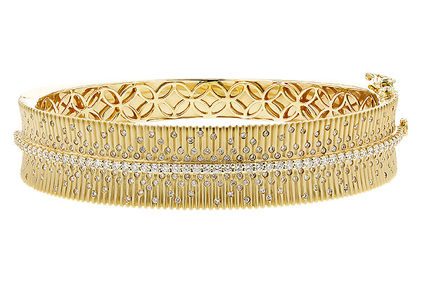 H194-27607: BANGLE BRACELET 1.94 TW (63X54MM)