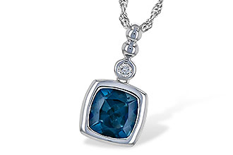 H199-75743: NECK 1.50 LONDON BLUE TOPAZ 1.54 TGW