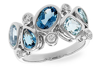 H283-42098: LDS RG 2.57 BLUE TOPAZ TW 2.75 TGW