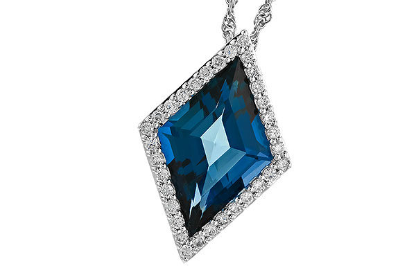 H283-43071: NECK 3.04 LONDON BLUE TOPAZ 3.20 TGW