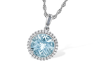 K199-78489: NECK 2.05 AQUAMARINE 2.16 TGW