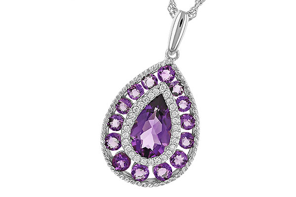 K283-43925: NECK 1.95 TW AMETHYST 2.05 TGW