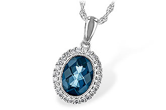 L198-83016: NECK 1.28 LONDON BLUE TOPAZ 1.41 TGW