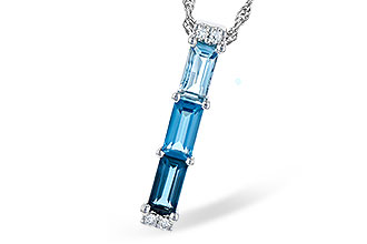 L282-48507: NECK 1.26 BLUE TOPAZ 1.30 TGW