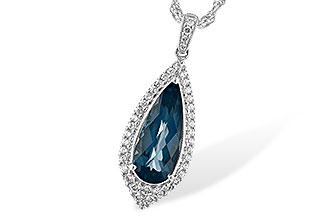 M198-84834: NECK 2.40 LONDON BLUE TOPAZ 2.65 TGW