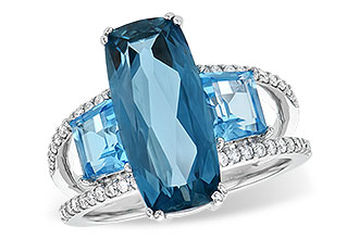 M199-78498: LDS RG 6.40 TW BLUE TOPAZ 6.67 TGW